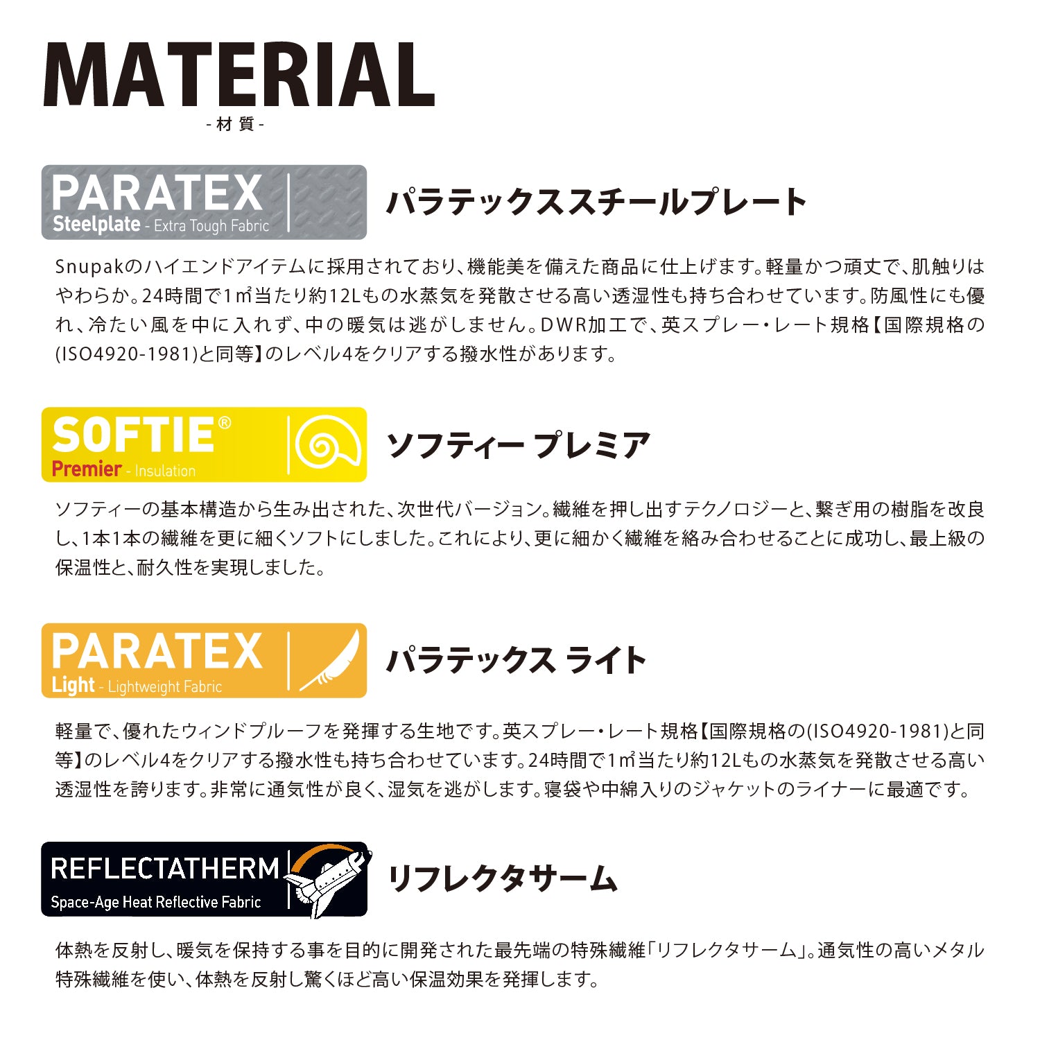 Snugpak(スナグパック) ソフティー18 アンタークティカ センタージップ (単色)