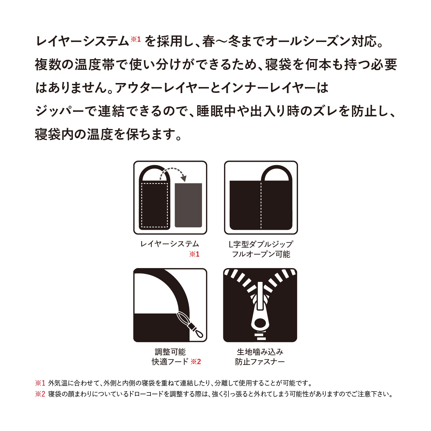 Snugpak(スナグパック) ベースキャンプ スリープシステム スクエア ライトジップ - ビッグウイングオンラインストア
