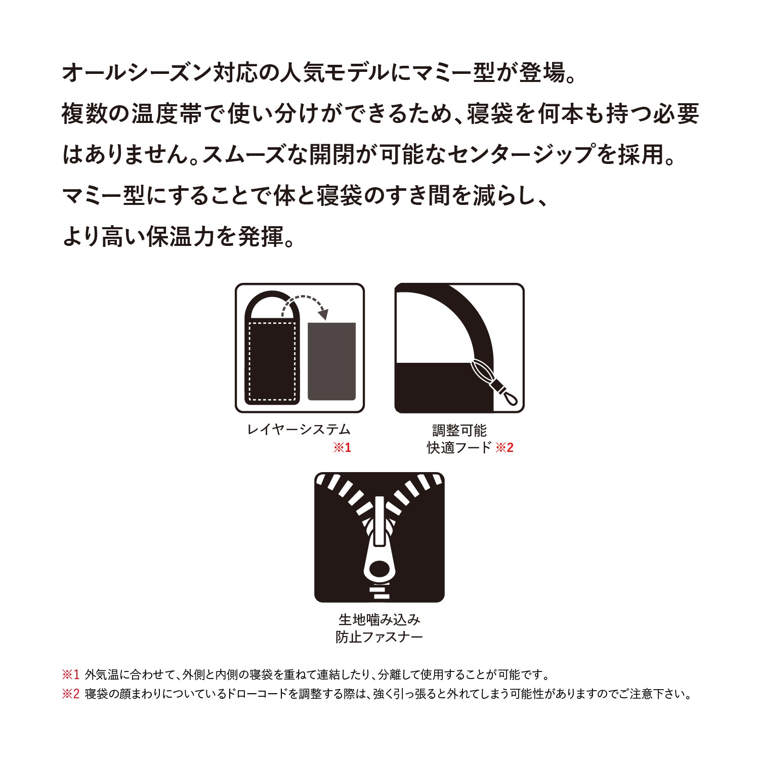 Snugpak(スナグパック) ベースキャンプ スリープシステム マミー センタージップ - ビッグウイングオンラインストア