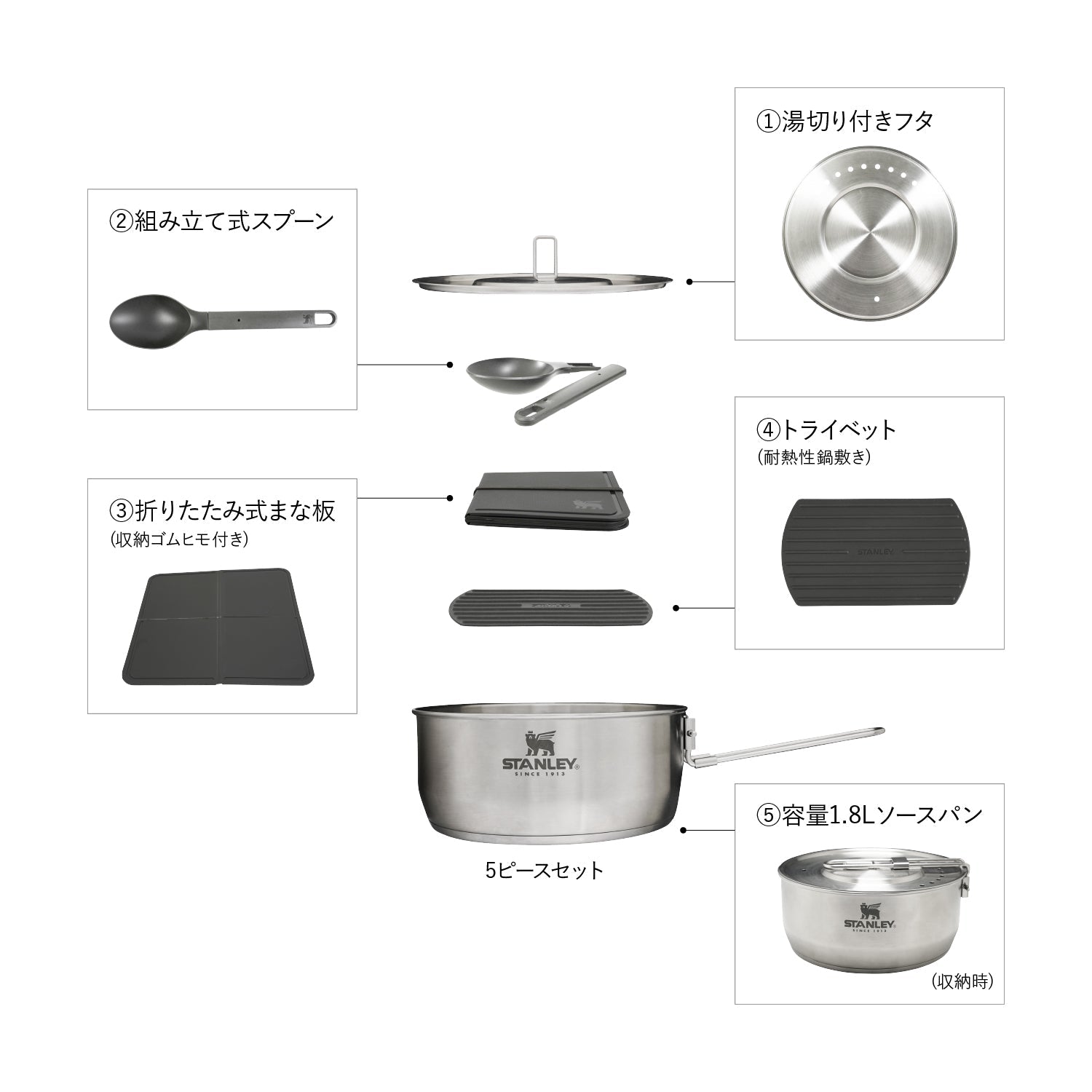 STANLEY(スタンレー) エッセンシャル クックセット - ビッグウイングオンラインストア