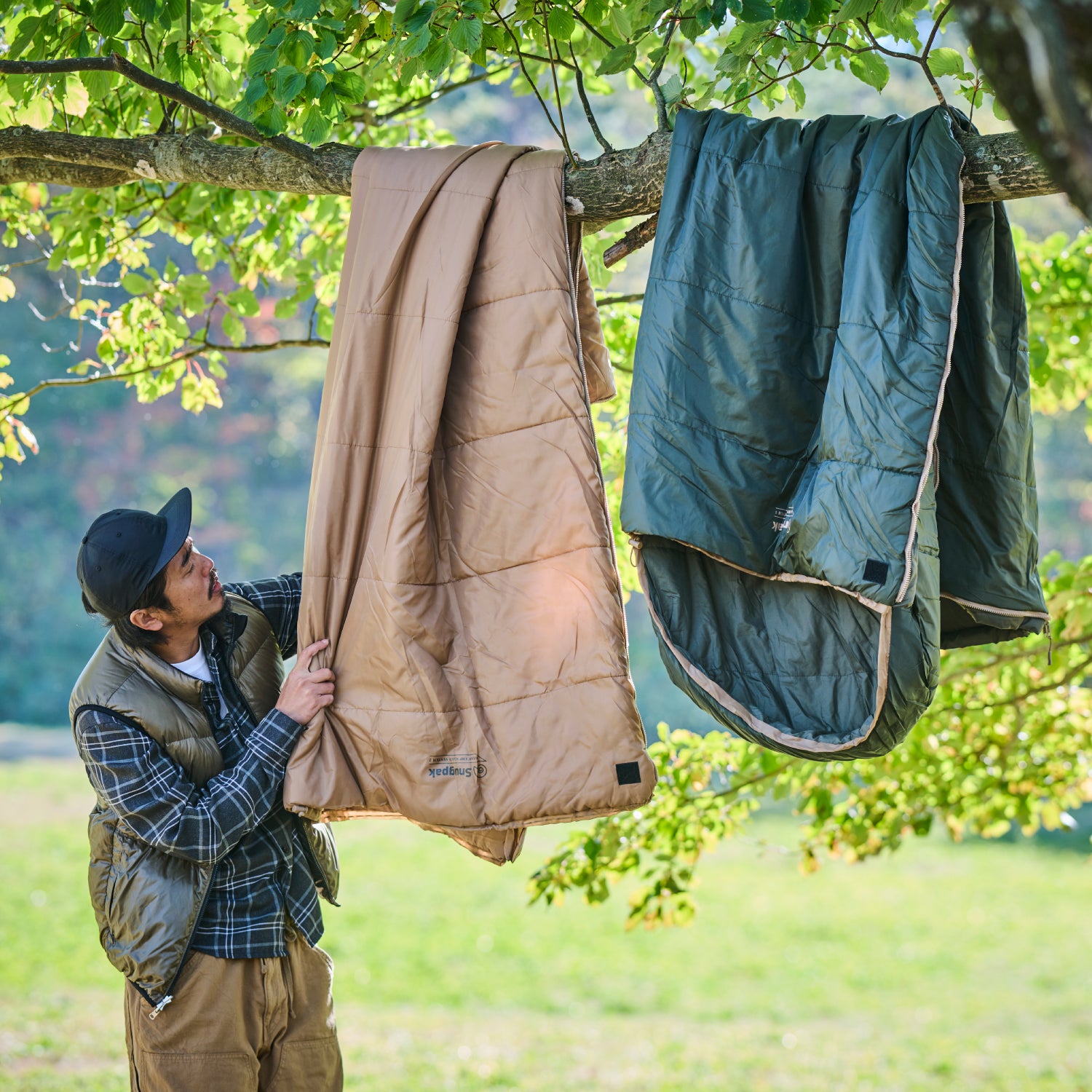 Snugpak(スナグパック) ベースキャンプ スリープシステム スクエア ライトジップ