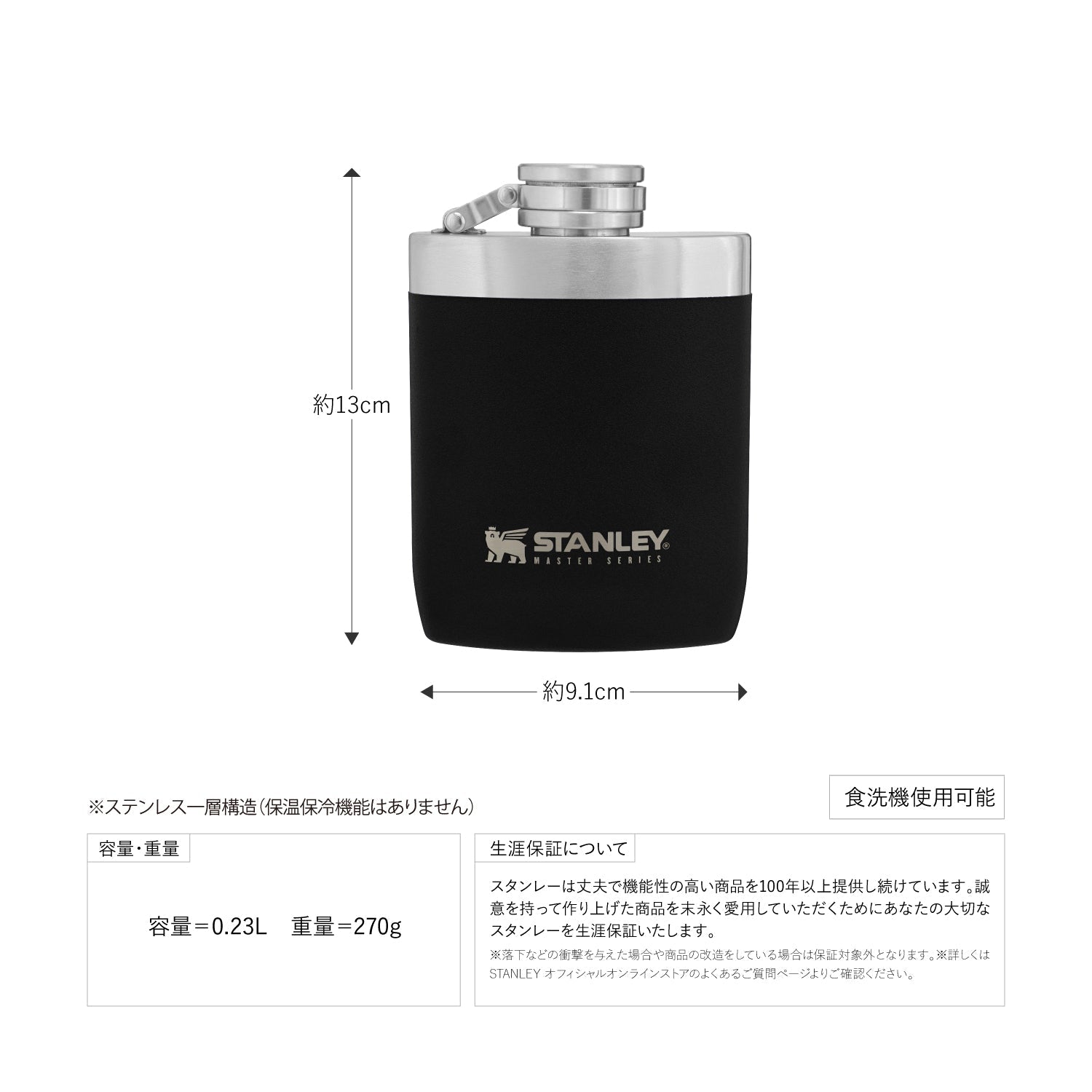 STANLEY(スタンレー) マスターフラスコ 0.23L - ビッグウイングオンラインストア